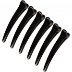 6 tk Alligaatori juukseklambrid Duckbill juukseklambrid Salon Barrettes plastist juuksuriklambrid naistele/t&uuml;drukutele Professionaalne meik ja soeng 13x11x2cm