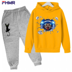 Kassi kampsun kevadised spordip&uuml;ksid, kaheosalised hiphopi kampsunid poistele ja t&uuml;drukutele 100cm