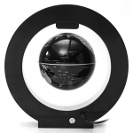 4-tolline O-kujuline automaatne p&ouml;&ouml;ramine LED magnetiline levitatsioon h&otilde;ljuv maakera Maailm Maa kaart Kodukontori sisustus Kooliharidus Uk Plug