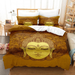 3D Buddha kuju voodipesukomplekt budistidele tubade teki- ja padjakatted 2/3 tk AU180 * 210 &uuml;he-/kaheinimesevoodi pehme pestav kodutekstiil Baby 100x135cm