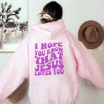 Loodan, et tead, et Jeesus armastab sind kapuuts Jeesuse r&otilde;ivad Armastus nagu Jeesus Tumblr kapuuts Esteetiline kapuuts Jeesuse s&auml;rk Chris S roosa