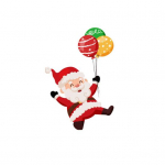 Piduliku j&otilde;uluvana mustriga helendav seinakleebis kodu p&uuml;hadekaunistuseks