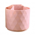 P&ouml;&ouml;rlev mitme kambriga pliiatsihoidja, meigipintsli hoidik, kaasaskantav lauaarvuti kosmeetikavahend huulepulga pintslite hoidik roosa