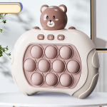 Lapsed Vajutage M&auml;ng Fidget M&auml;nguasjad Pigistage Sensoorsed Kiire Push K&auml;epideme M&auml;ngud Pigistavad Stressi leevendavad Montessori m&auml;nguasi lastele pruun