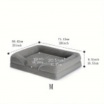 Veekindel m&auml;luvahuga ortopeediline koeravoodi suurtele ja keskmistele koertele, eemaldatav pestav kate, libisemiskindel p&otilde;hi M:27.56*22.83*7.09inch/ hall