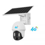 4G SIM-kaardi juhtmeta p&auml;ikesekaamera v&auml;listingimustes veekindel 10x valikuline suumkaamera video CCTV turvakaitse 【1】4G Camera must/valge