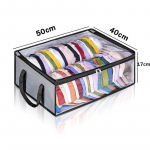 M&uuml;tsi hoiukarp Magamistoa garderoobi korraldaja l&auml;bipaistev suure mahutavusega korgid hoiukarp Tolmukindel veekindel riiete hoiukott hall v&auml;rv