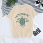 P&otilde;hja-Carolina Outerbanksi naiste T-s&auml;rk Pogue Life Outer Banks T-s&auml;rk Harajuku vabaaja T-s&auml;rk Unisex graafilised t-s&auml;rgid naistele 2XL