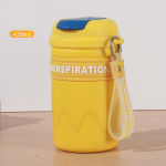 420 ml kohvitermostops &otilde;lgedega Kaasaskantav 316 roostevabast terasest vaakumkolb Kuuma ja k&uuml;lma isolatsiooniga tassid Joogin&otilde;ude kingituste pakkimine 420ML valge