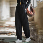 Johnature naiste vintage pluss puuvillased soojad sirged p&uuml;ksid elastne v&ouml;&ouml;koht talvep&uuml;ksid &uuml;hev&auml;rvilised naiste vabaaja p&uuml;ksid One Size must