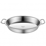 Moodne binauraalne disain K&uuml;psetamine Kergesti puhastatav Mittekleepuv aurutatud riisialus K&ouml;&ouml;gin&otilde;ud Igap&auml;evaselt kasutatav aurupann 30cm