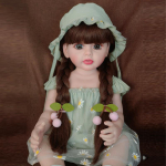 55 cm Elutruu Reborn Baby Girl Nukud Pehmest vin&uuml;&uuml;list kogu keha imitatsiooniga nukk v&otilde;ib siseneda vette Paruka juuksed Betty Beebi nukud koos Daisy Dress Boneca Reborn brown hair