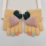 Baby Gloves Cartoon Redis Shape Decoration Poisid T&uuml;drukud Palus kindad