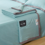 Suvine tekk voodikate Tahke &otilde;huke tekk diivanvoodi jaoks Taimsetest kiududest kangas Queen-voodile P&ouml;&ouml;ratav 150x200cm roheline