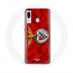 Coque Samsung Galaxy A30 slb benfica fond rouge
