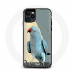 Coque Iphone 12 mini Perruche bleu