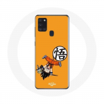 Coque Samsung Galaxy A21S Goku Dragonball Z Enfant Anime