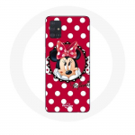 Coque Samsung Galaxy A51 Minnie Mouse Dessin anim&eacute; Rouge