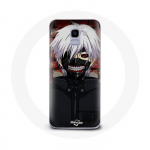 &Uuml;mbris Samsung Galaxy A8 2018 Tokyo Ghoul Kaneki Ken Mask Jaapani anime jaoks