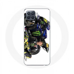 Valge taustaga &uuml;mbris Oppo A93 Valentino Rossi Speedi draiveri jaoks