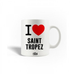 Mug en C&eacute;ramique I Love Saint Tropez France