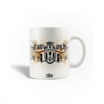 Mug en C&eacute;ramique Juventus Football Club Logo Noir Jaune