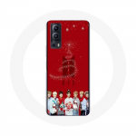 &Uuml;mbris Vivo Y72 BTS Bangtan Boysi punase taustaga j&otilde;ulukingituseks 2023