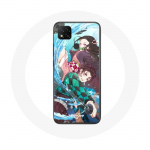 Coque pour Xiaomi Redmi 9C Tanjiro et Nezuko Demon Slayer Kimetsu no Yaiba Anime