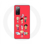 Coque pour Samsung Galaxy S20 FE BTS TinyTAN Animation BT21 Affiche