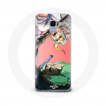 &Uuml;mbris Samsung Galaxy A8 2018 Yamato ja Zoro One Piece Anime plakati jaoks