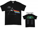 1987 Pink Floyd Tour must s&auml;rk Kahepoolne unisex T-s&auml;rk S