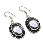 Natural Alexandrite Quartz Gemstone 925 Sterling Silver Gift Earring 1.81 g3t18