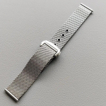 Milanese rihm Omega Seamaster 007 kiirkinnitusega v&otilde;rksilmus, roostevabast terasest kokkupandav pannal, meeste metallist kellarihm 20 mm 22 mm 20mm
