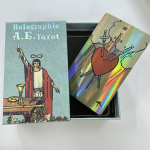 Holograafiline AE. Taro tekk libisevas j&auml;igas kinkekarbis 78 tk 12*7 cm tarokaarte koos juhendi ja n&ouml;&ouml;rikotiga