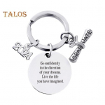 2024. aasta l&otilde;petamise v&otilde;tmehoidja inspireeriv keskkooli kolledži l&otilde;petajad roostevabast terasest graveeritud armastuse ema L&otilde;petamishooaja v&otilde;tmehoidja ripats E