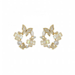 IF ME Butterfly Kunstp&auml;rlid Naistele N&otilde;elk&otilde;rvar&otilde;ngad Piercing Elegantne Lille K&otilde;rvar&otilde;ngad Aksessuaarid Ehted