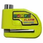 Mootorratta h&auml;ireplaadi pidurilukk, mootorratta lukk vargusevastane turvalisus rulett rattalukk Veekindel 110 dB alarmi helilint 5 jalga meeldetuletuskaabli v&otilde;ti