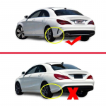 Mud flaps For Benz CLA W117 Mudguards Fender CLA180 cla200 cla220 CLA260 Mud flap splash Guard Fenders car accessories 4 PCS oranž