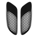 2 TK Mootori kapoti ventilatsiooni luugid &Otilde;hukulbi kapoti ventilatsiooni kate BMW E90 E91 E92 E93 M3 &otilde;hu sisselaskeava kate l&auml;ikiv must Glossy Black gray