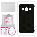 apgo Protective Skin Sticker for the back compatible with Samsung Galaxy Xcover 3 G389F, Wrap Film, Foil, Vinyl - Pattern Matrix