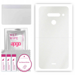 apgo Protective Skin Sticker for the back compatible with LG V50 ThinQ 5G, Wrap Film, Foil, Vinyl - Pattern Matte Transparent