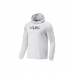 Li-Ning Wade Seeria Logo Prindiga Fliisvoodriga Kitsa L&otilde;ikega Pullover Huppar Meeste Huppar Lilleline-Hall J&otilde;ekivihall AWDT917-2 L
