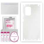 apgo Protective Skin Sticker for the back+sides compatible with Xiaomi Mi 11i, Full Wrap Film, Foil, Vinyl - Pattern Matte Transparent