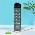 32 untsi/1000 ml motiveeriv spordiveepudel ajamarkeri ja k&otilde;rrega, suur laia suuga lekkekindel, vastupidav One Size must