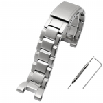 Roostevabast terasest kellarihm Casio G-Shock kellarihmale GST-210 GST-W300 GST-400G GST-B100 S100D/S110D/W110 metallist rihmaga k&auml;ev&otilde;ru 26mm