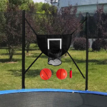 Basketball Hoop for Trampoline Frame Kids Adults Easy to Assemble Lightweight with a ball
