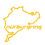 N&uuml;rburgringi kaart Naljakas auto veoauto s&otilde;idukite helkurkleebised kleebise kaunistus must