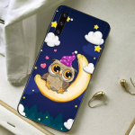 Cartoon Lovely Owl telefoni&uuml;mbris Samsung A51 A30s A52 A71 A12 jaoks Huawei Honor 10i jaoks OPPO vivo Y11 kaane jaoks Samsung A51