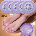 The three-piece hand and foot cream deeply moisturizes, nourishes, and protects rough skin on the hands and feet, suitable for all skin types. 3pcs lilla