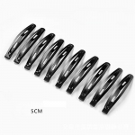 3 stiili 12 tk/pakk naiste lihtsad sulamist mustad BB-klipsid juuksen&otilde;elad juukseaksessuaarid 5cm must